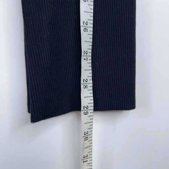 The Line by K Black Kili Bodysuit Long Sleeve Flare Sleeve Zip Front Medium - Picture 10 of 11